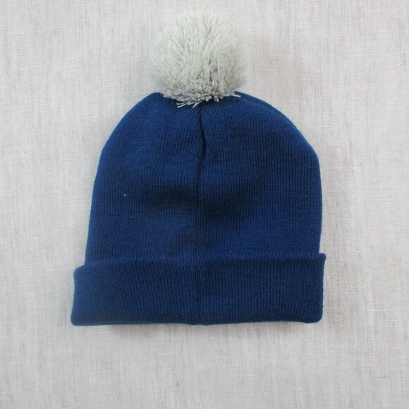 Matching Parent & Doggie Winter Beanie Hats Set Blue Pom Pom Knit My Best Friend - Picture 3 of 7